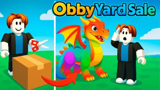 Play Obby Yard Sale game