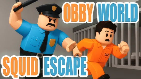 Play Obby World: Squid Escape game